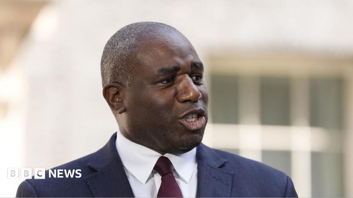 Deputy Prime Minister David Lammy speaking to the media in Downing Street, London, after Prime Minister Sir Keir Starmer resigned as PM and leader of the Labour Party less than two years after coming to power.