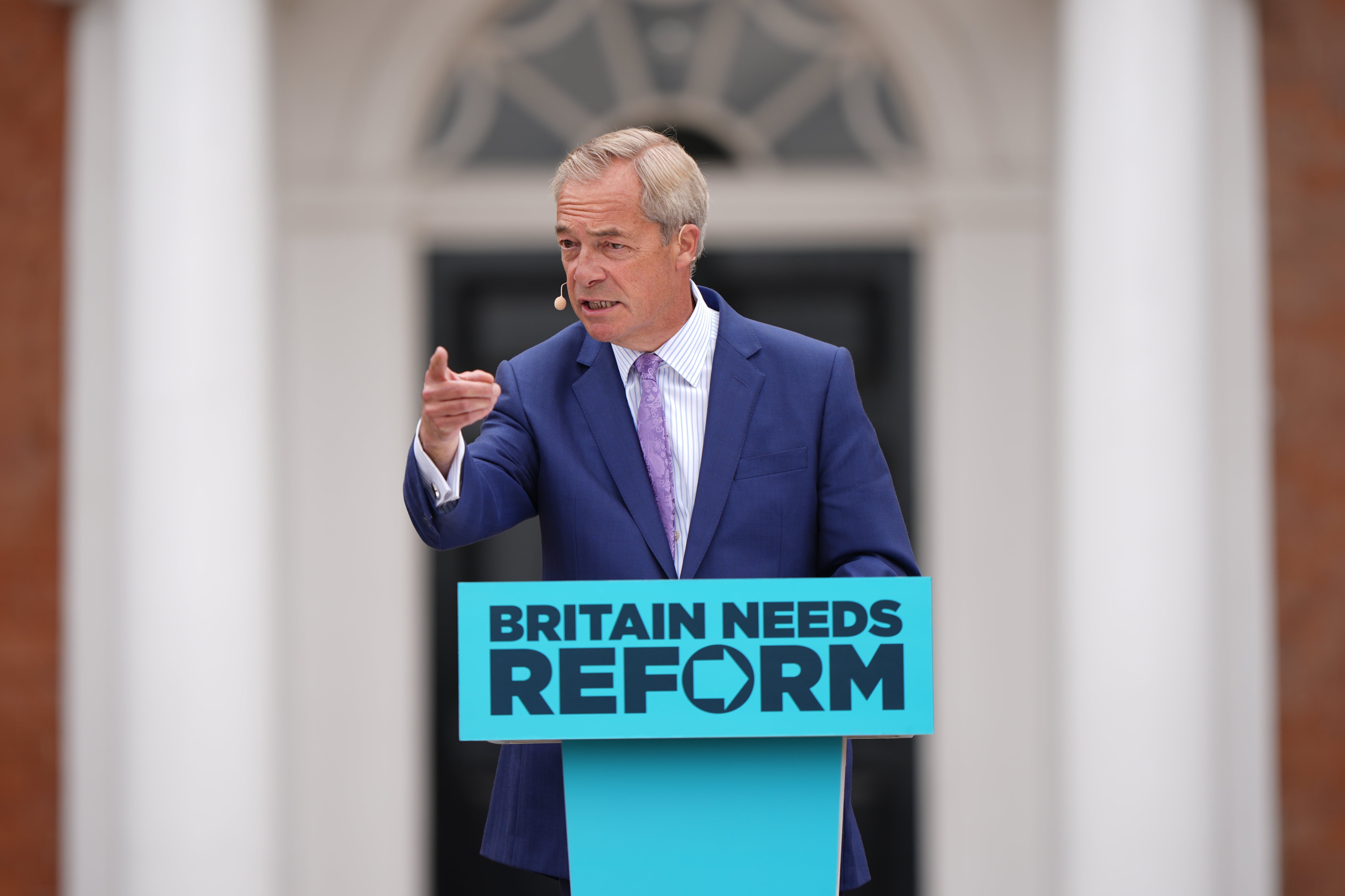 Reform UK leader Nigel Farage reported Mr Polanski to the police