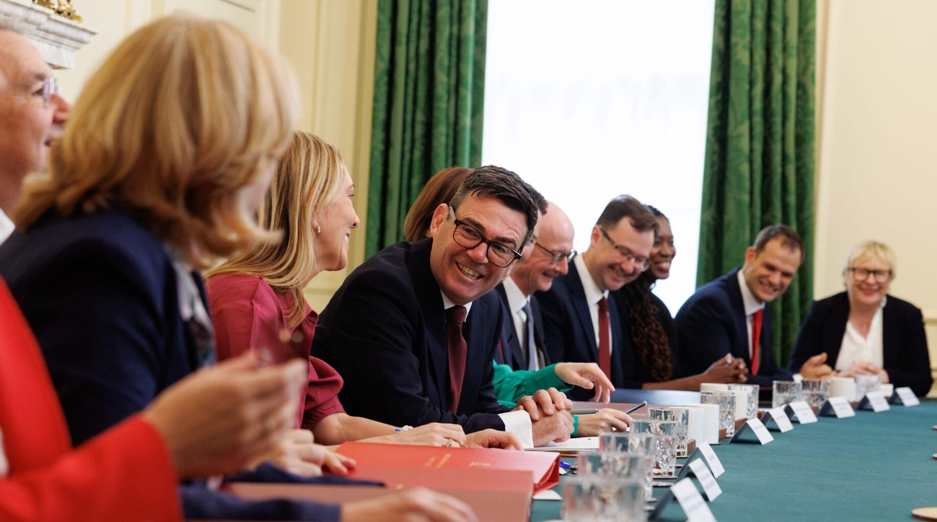Prime Minister Andy Burnham hosts first weekly Cabinet Meeting