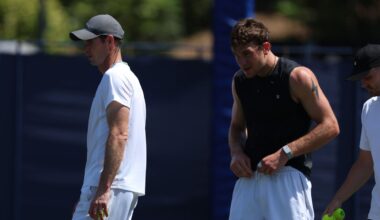 Jack Draper and Andy Murray reunited at DC Open