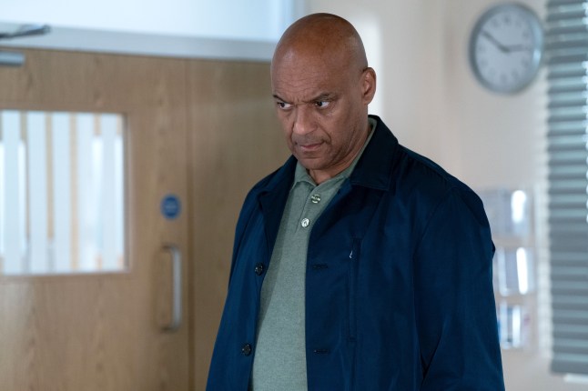 George at the hospital in EastEnders