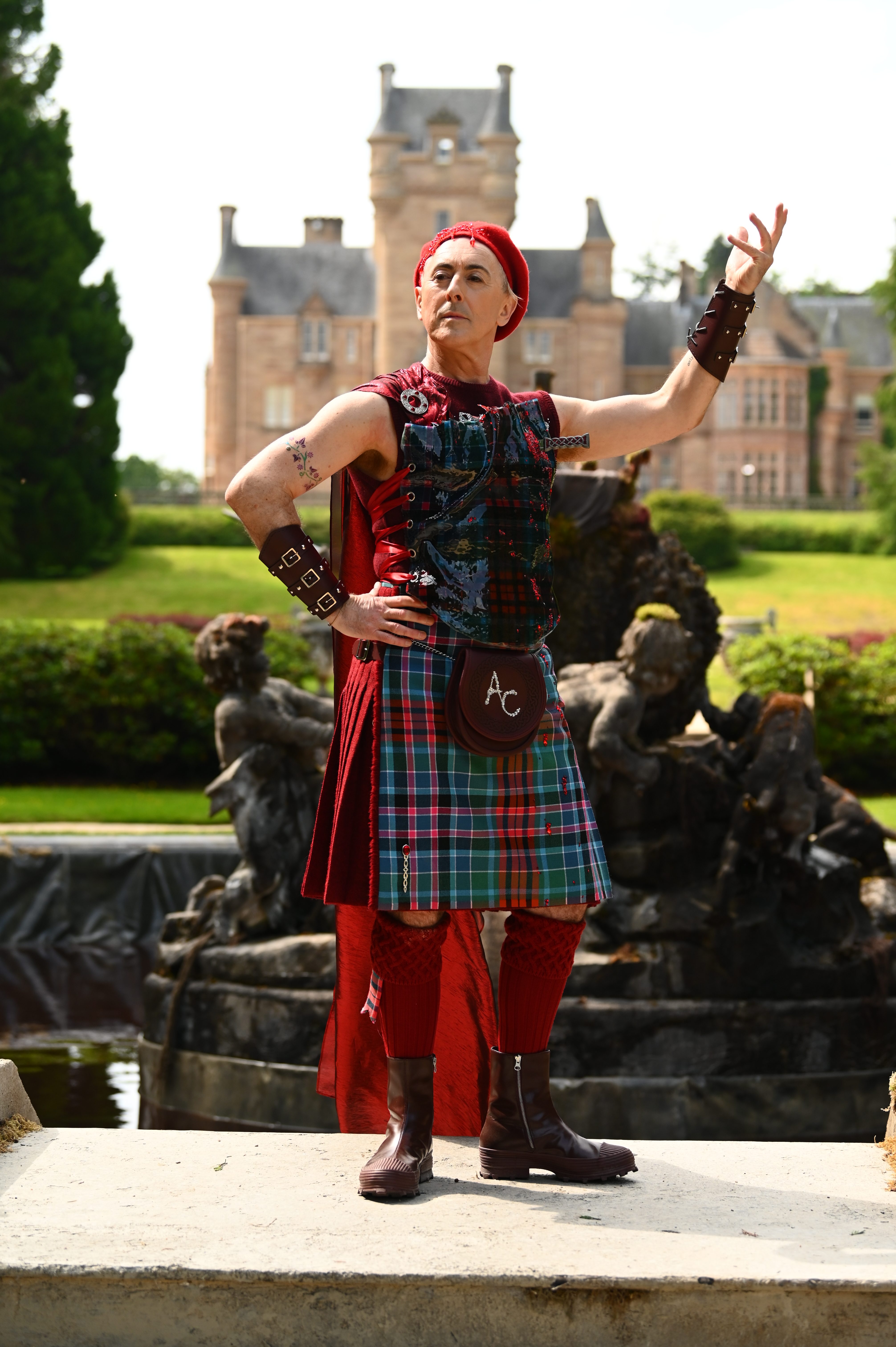 The outfit, from season four of the show, was created by Scottish designer Siobhan Mackenzie in collaboration with costume designer Sam Spector.