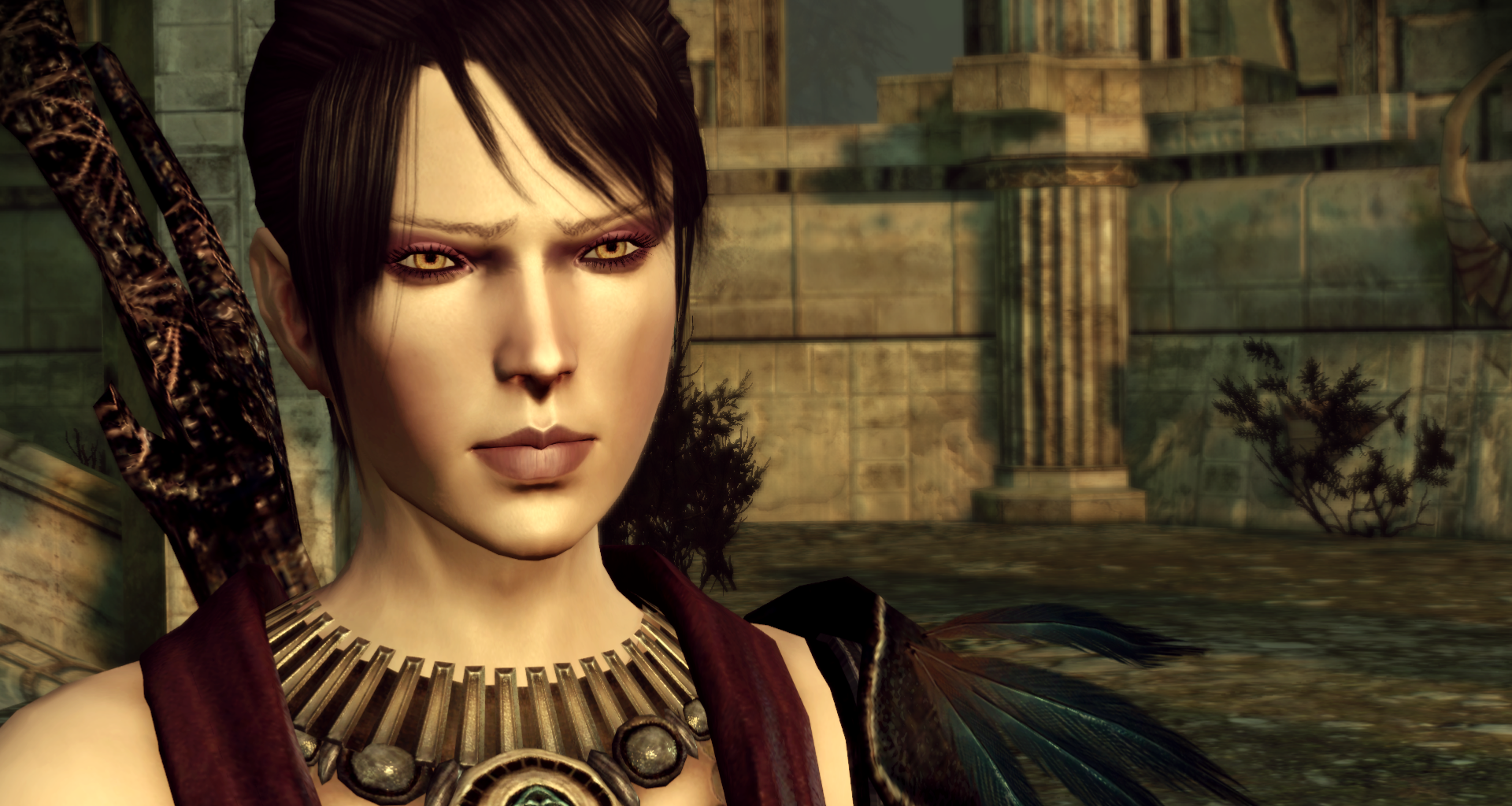 Morrigan, the Witch of the Wilds, in Dragon Age: Origins