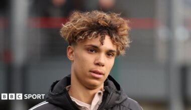 Samuel Tabares in Fulham Under-21 training kit