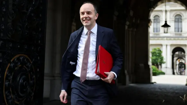 Health and Social Care Secretary James Murray walks outside Downing Street, on the day of a cabinet meeting