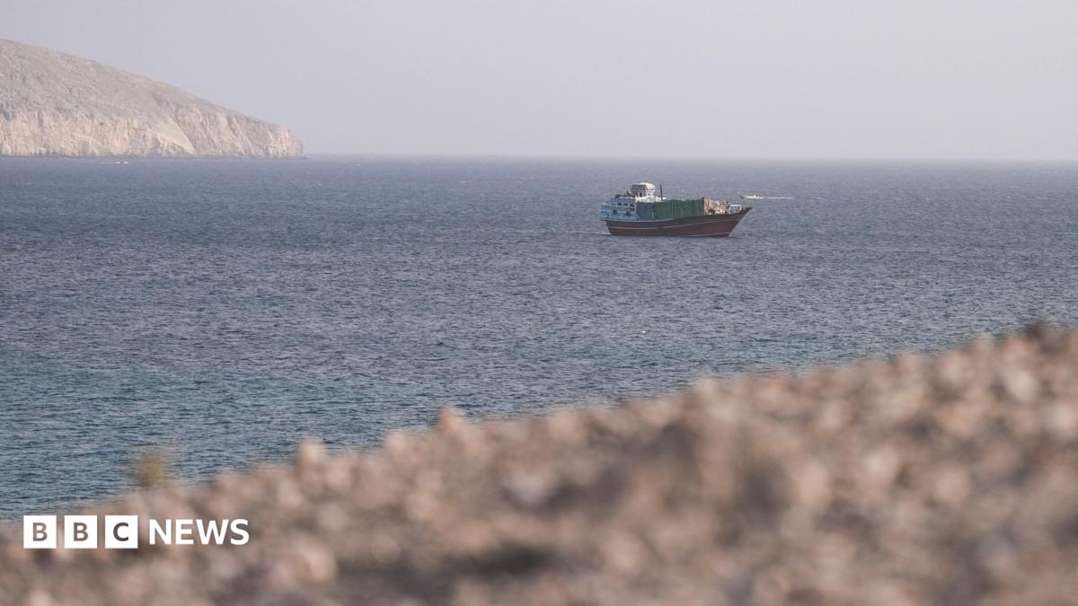 The Strait of Hormuz on Thursday