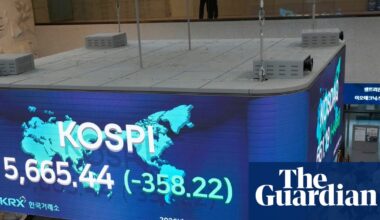 Shares in Asian chip firms plunge further as AI sell-off continues | Stock markets