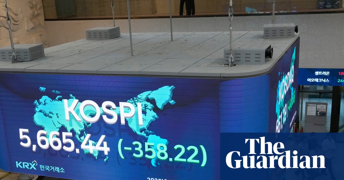 Shares in Asian chip firms plunge further as AI sell-off continues | Stock markets