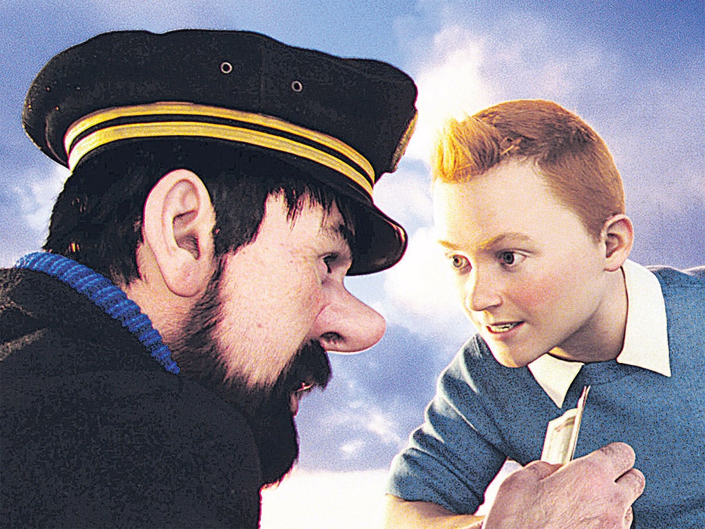 Andy Serkis and Jamie Bell appeared via ‘performance capture’ digital animation in ‘The Adventures of Tintin’