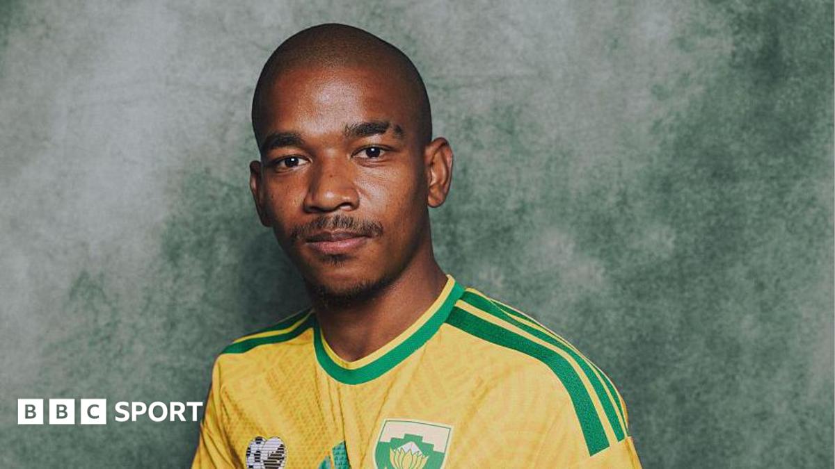 Jayden Adams of South Africa poses for a portrait during the official Fifa World Cup 2026 portrait session