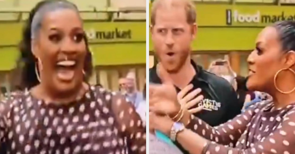 Prince Harry Was Rushed By A Reporter Asking For A Hug, And The Reaction Online Is Totally Split - BuzzFeed