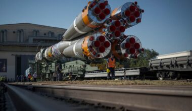Expedition 75 Soyuz Rollout - Journal-News.com