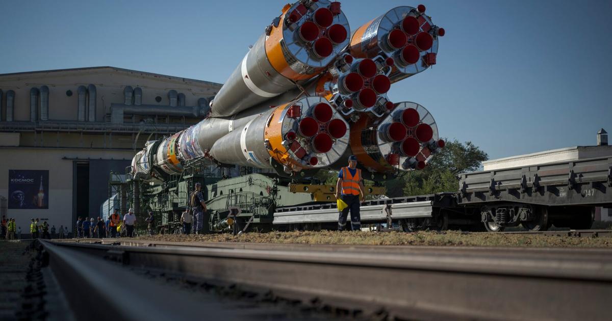 Expedition 75 Soyuz Rollout - Journal-News.com