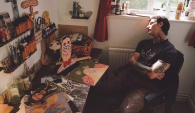 Inside Joseph Carway's world of paint, wood and pattern-seeking imagination