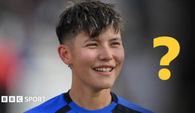 Issy Wong with a yellow question mark overlay