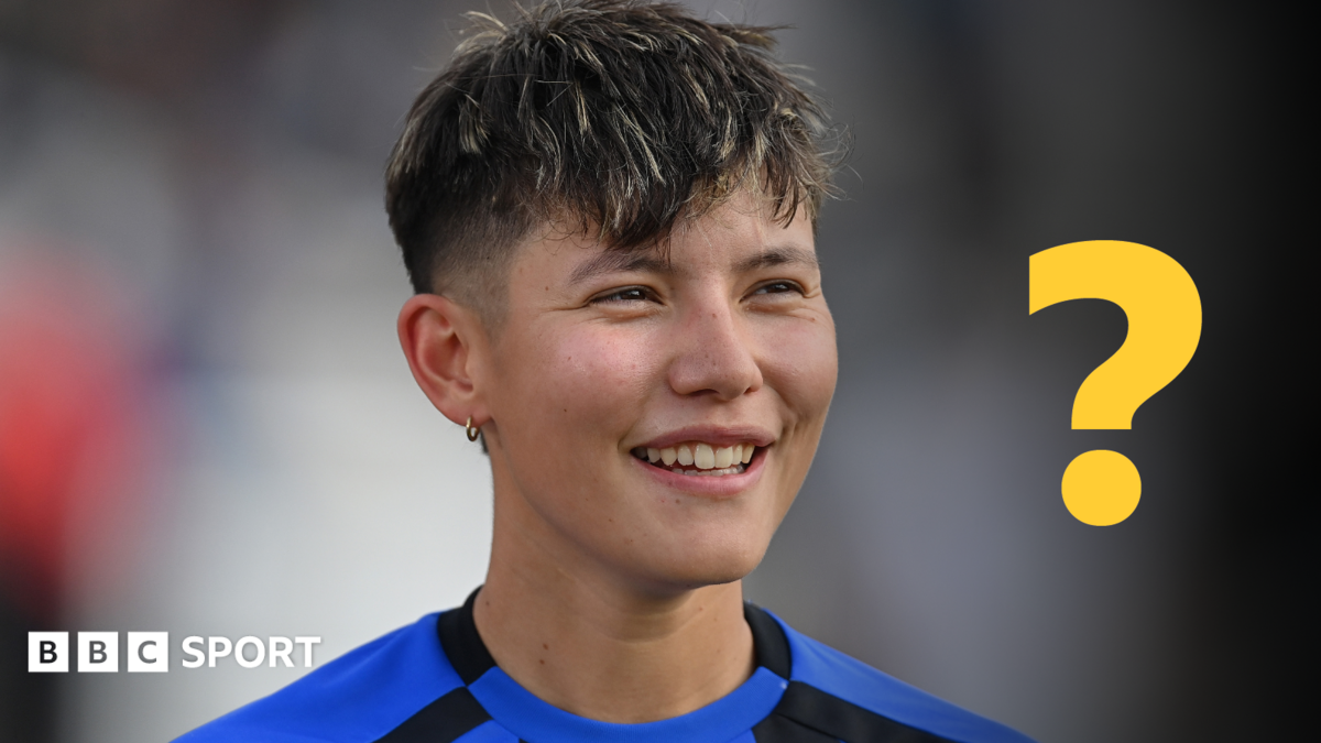 Issy Wong with a yellow question mark overlay