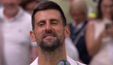 Novak Djokovic stops Wimbledon speech as Rory McIlroy put on the spot | Tennis | Sport