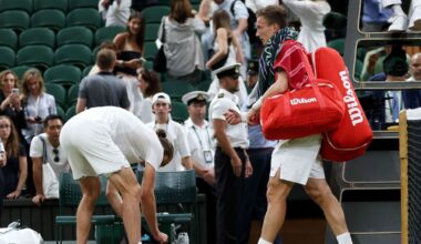Wimbledon LIVE: Two players ordered off court in huge handshake row | Tennis | Sport