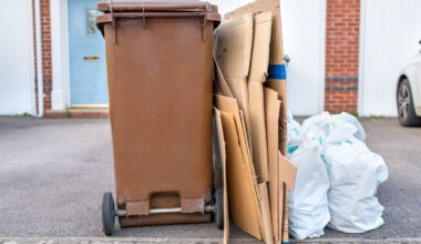 Binman settles debate over putting rubbish beside wheelie bin
