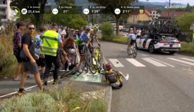 Jonas Vingegaard’s 2am drug test adds to mystery of crash that ends Tour