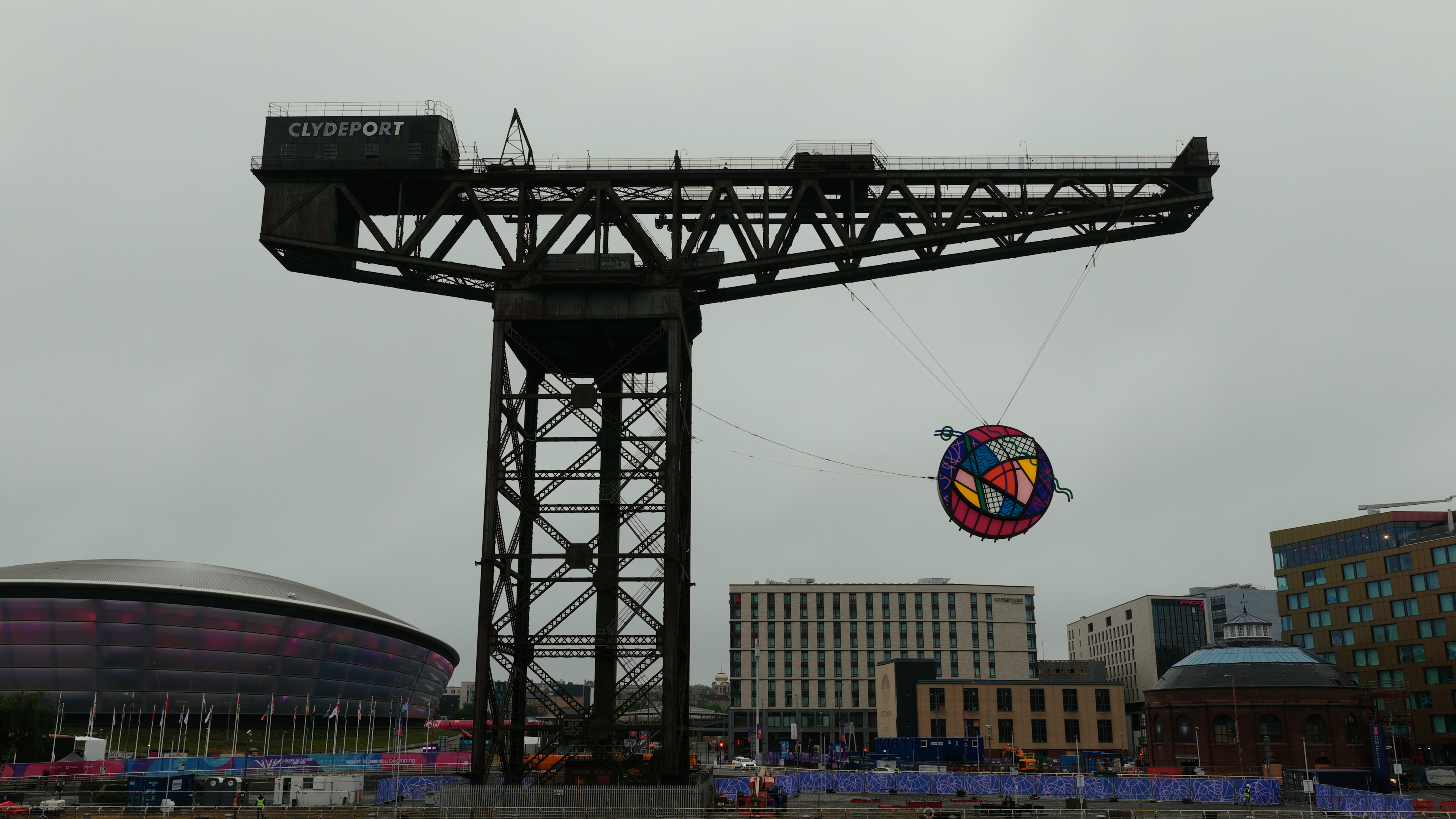The sculpture was designed by Glasgow-based artist Emer Tumilty