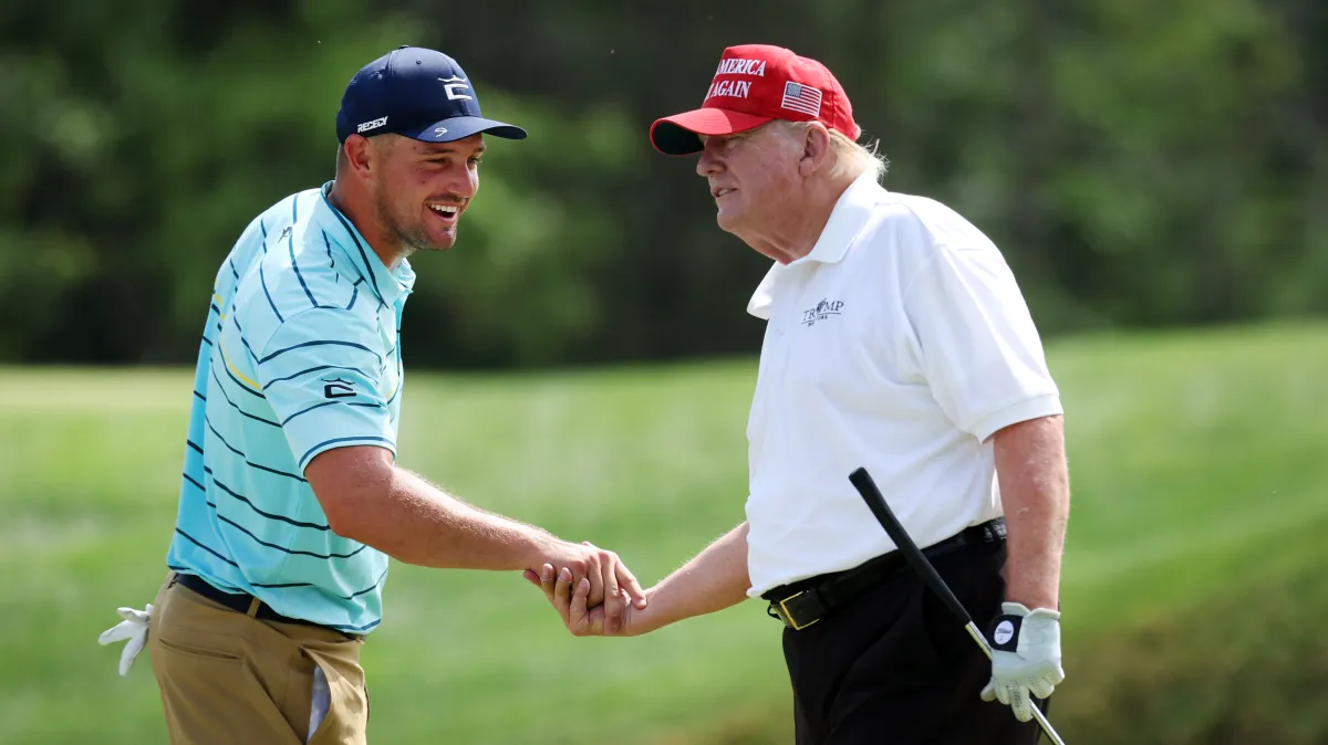 Open would have stood up to Trump if Bryson DeChambeau had phoned his mate - The Times
