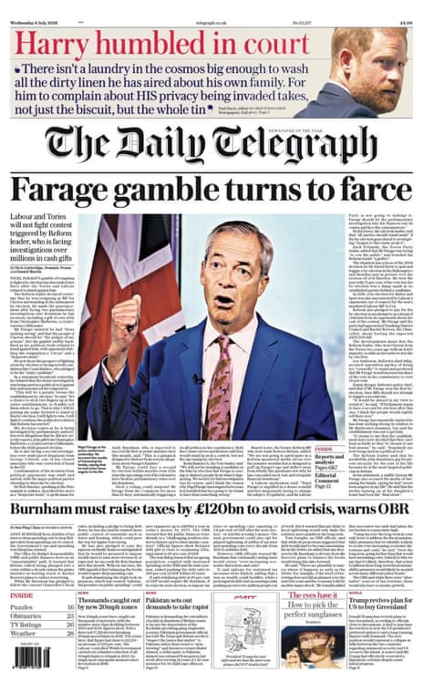 Telegraph splash
