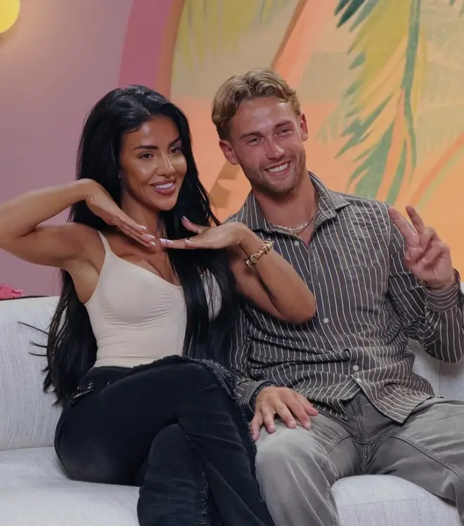 Tommy and Tina after leaving Love Island