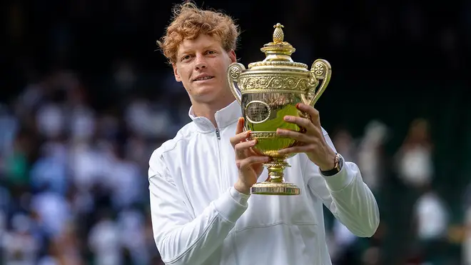 Jannik Sinner won the men's singles in Wimbledon 2025