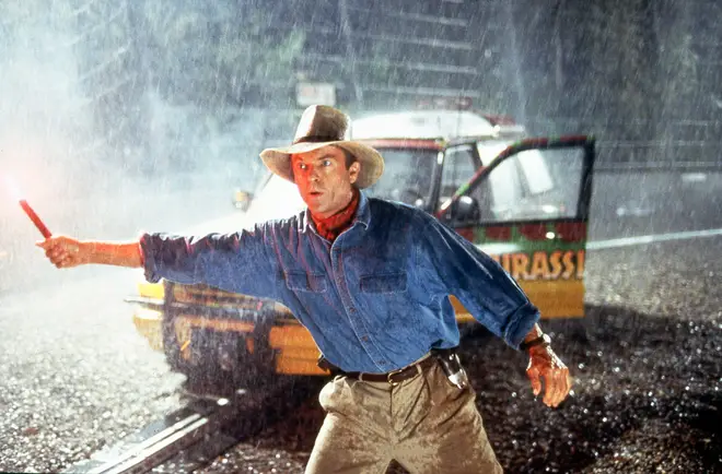 SAM NEILL in JURASSIC PARK 1993 directed by STEVEN SPIELBERG