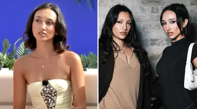 Love Island's Jasmine Müller sister Bella and pictured posing together.