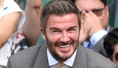 ‘Royal favourites’: Sir David Beckham takes his mum to Wimbledon – & can’t stop laughing with Dame Mary Berry