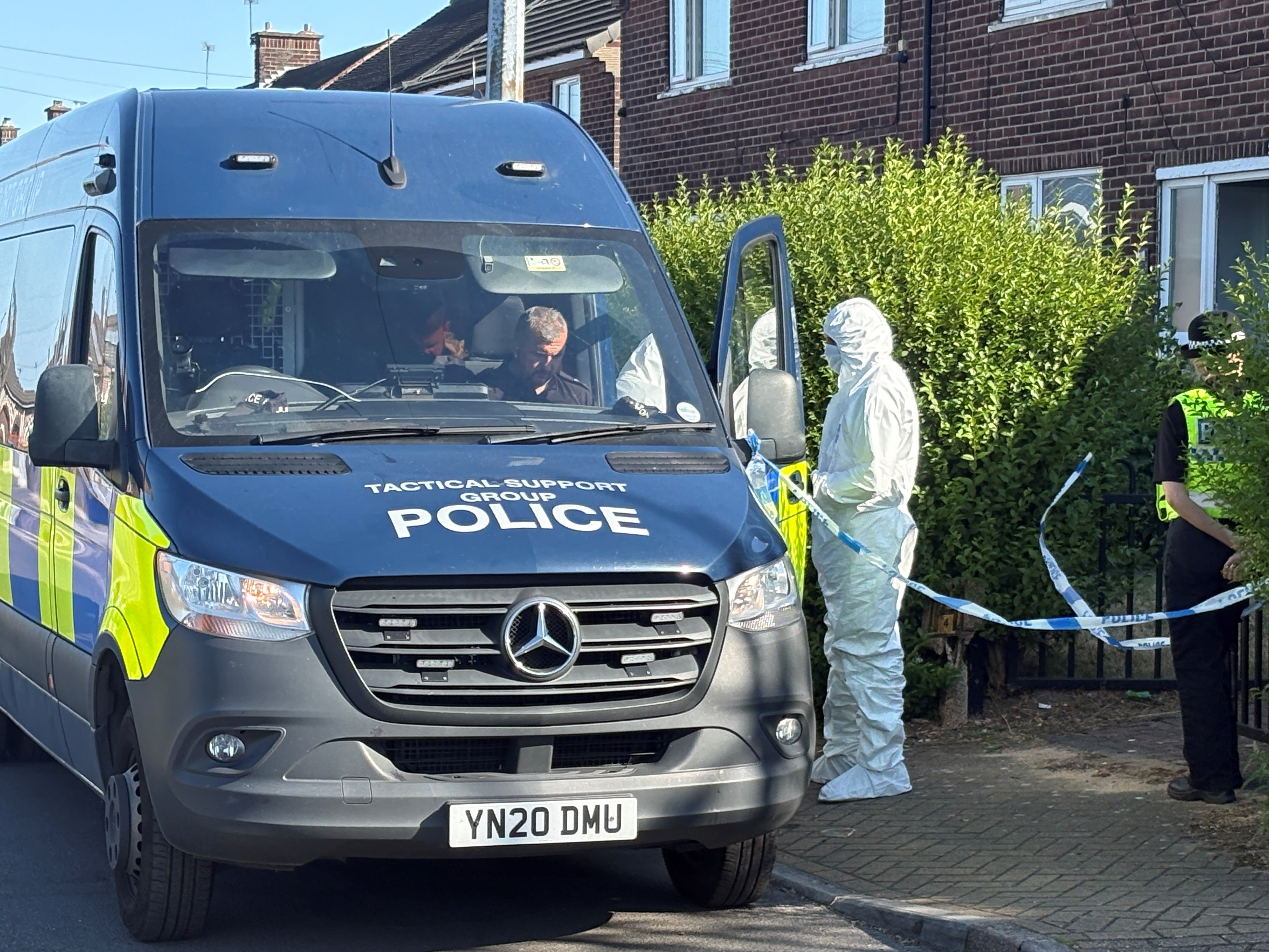 Police activity in Rotherham (Dave Higgens/PA)