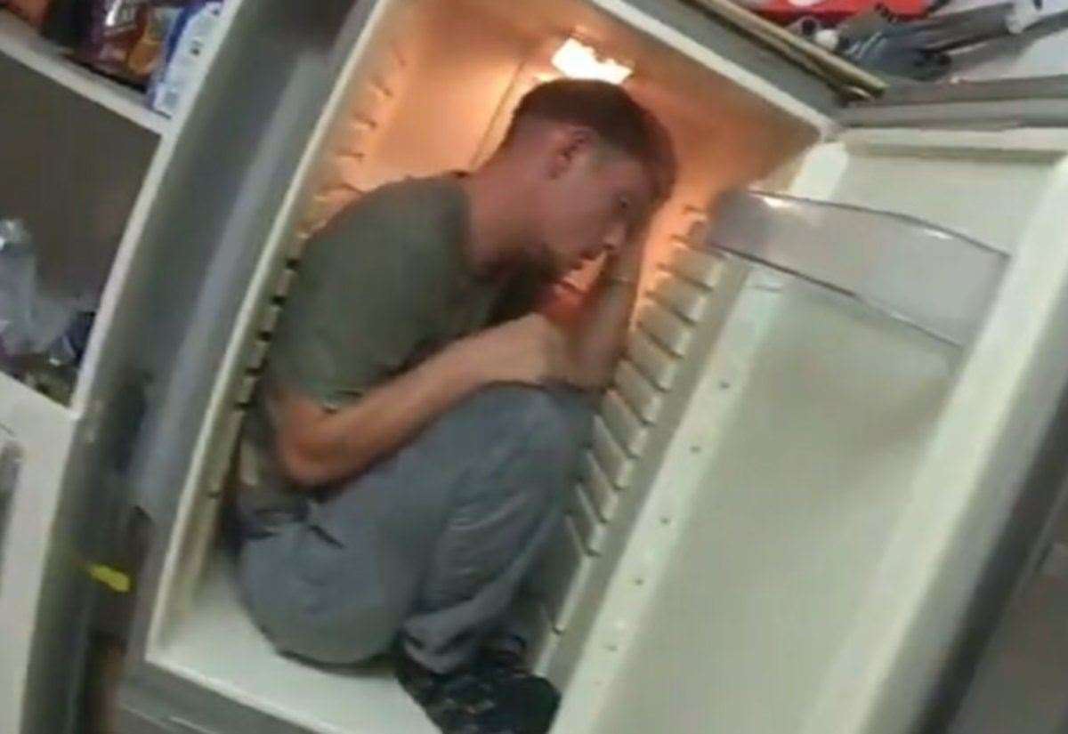 Wouldham bully who physically and mentally abused victim tried to evade arrest by hiding in a fridge