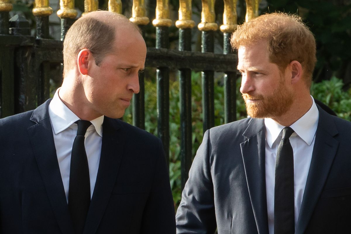 Estranged brothers William and Harry