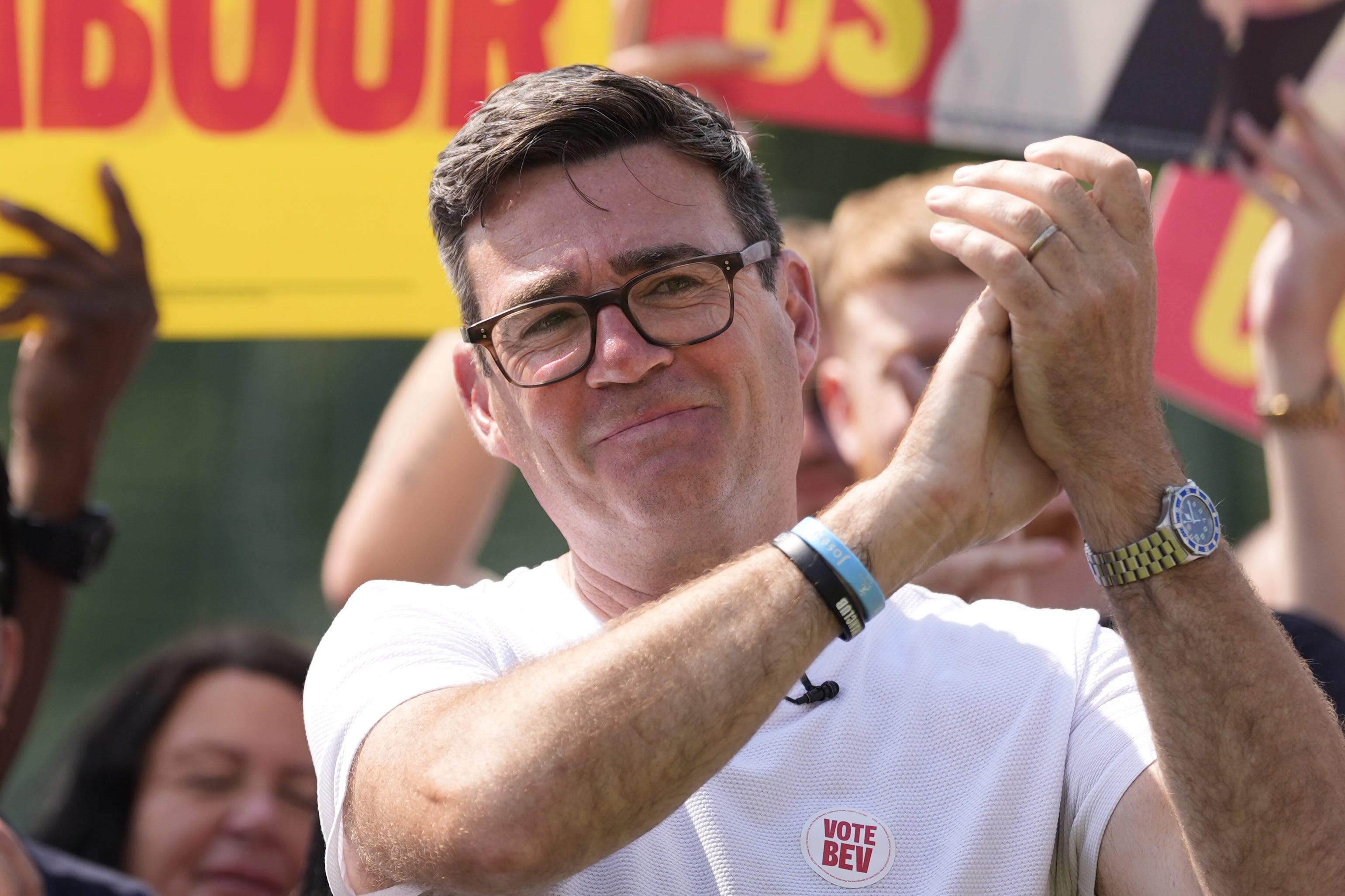Andy Burnham is now guaranteed to be the only candidate for the Labour leadership (Peter Byrne/PA)