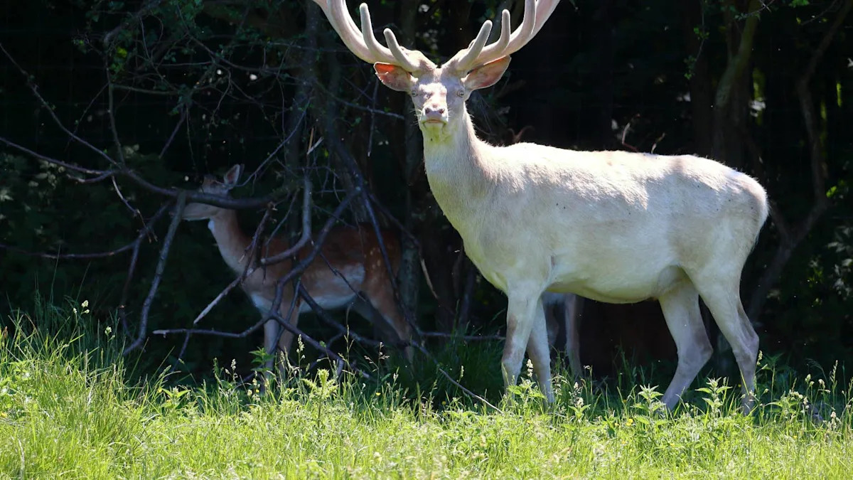 Breathtaking White Deer Shows Up in Woman’s Yard — and She Looks Like an Angel