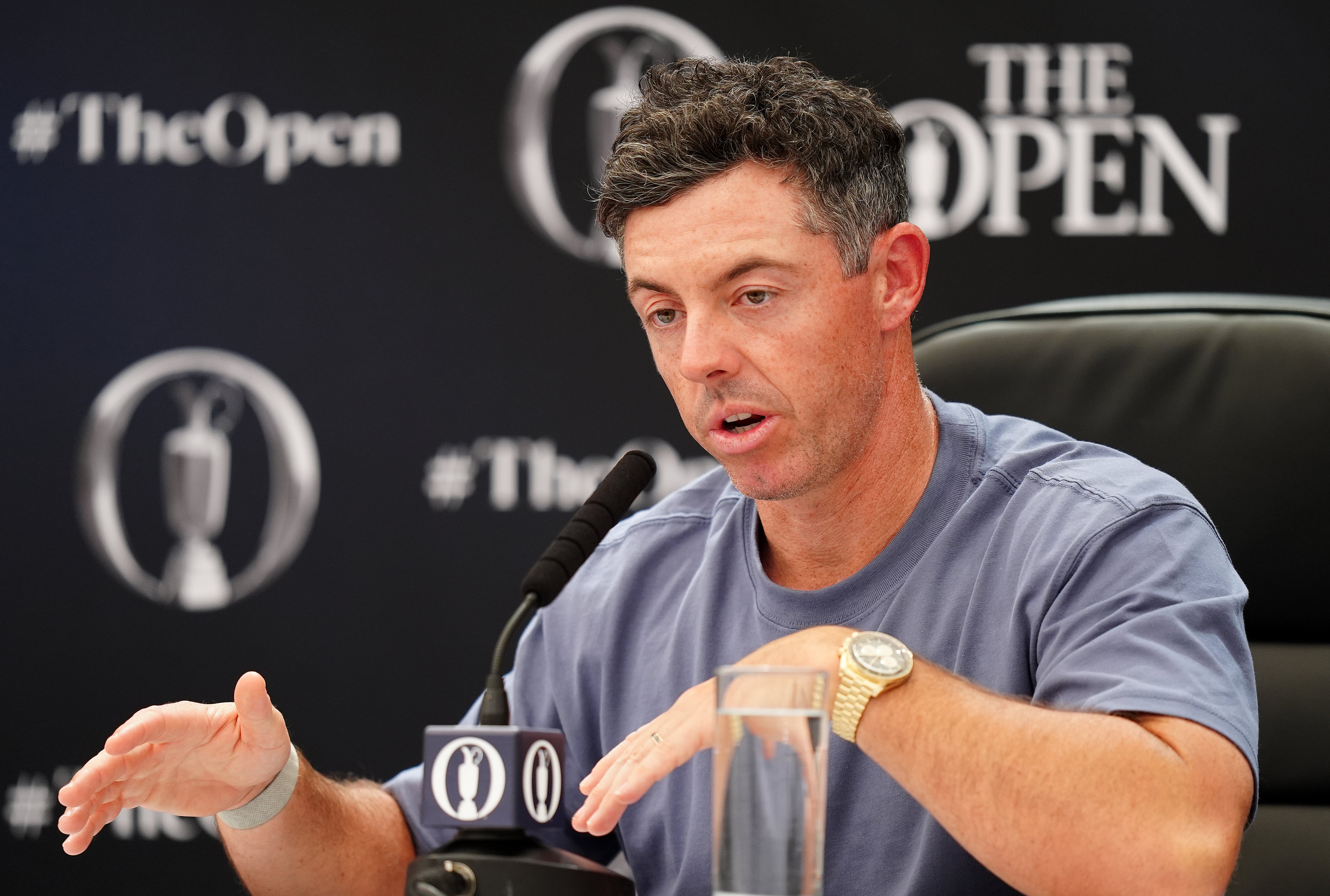 Rory McIlroy said he did not care what people would think of him in the future as he would be “six feet under”