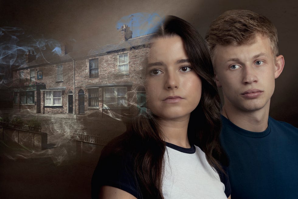 Betsy Swain and Dylan Wilson in Coronation Street betsy swain and dylan wilson in coronation street