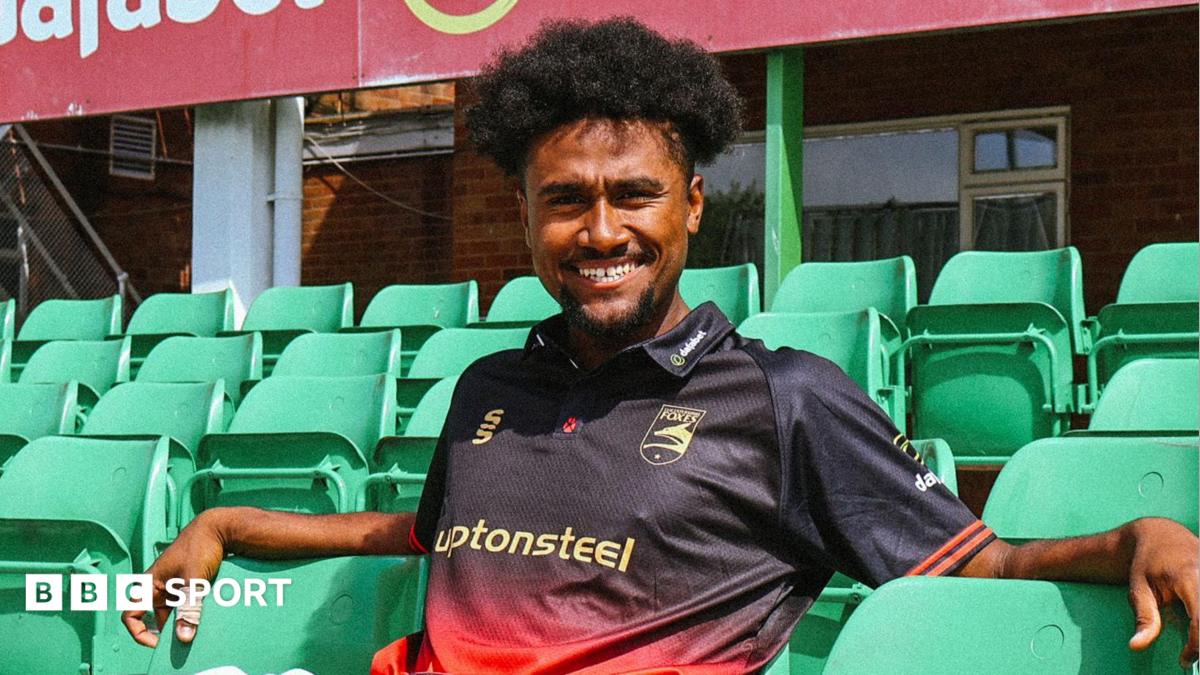 Sheridon Gumbs sat in the stands at Grace Road