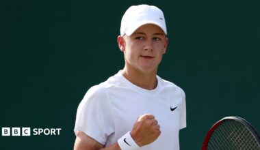 Oliver Page's Junior Wimbledon journey ended at the quarter-final stage on Thursday