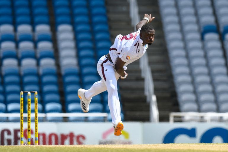 Seales took five wickets for 20 runs in the second innings against Pakistan