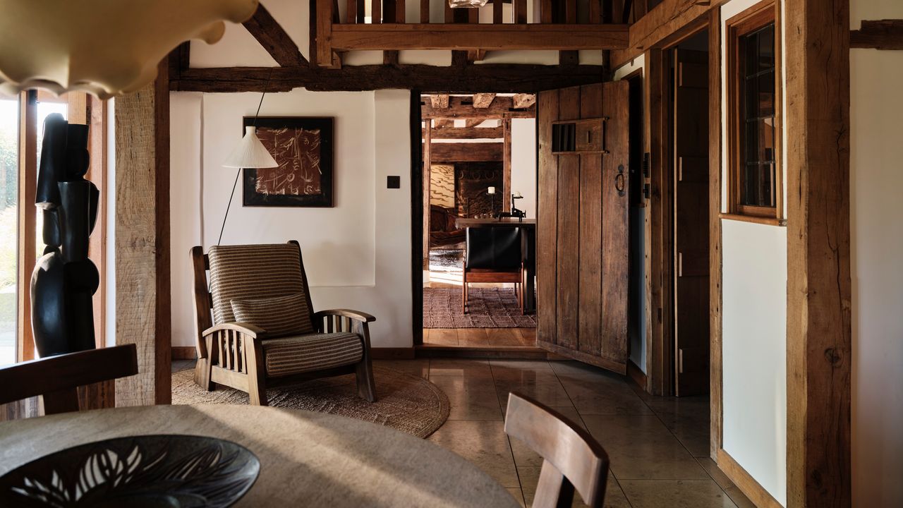 A 400-year-old house in the Kentish countryside filled with a multicultural collection of art and design
