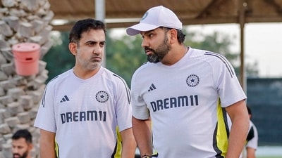 The relationship between Gautam Gambhir and Rohit Sharma has reached a breaking point. (Surjeet Yadav)