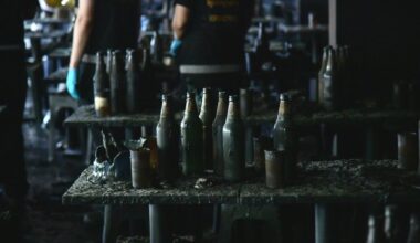 Photos show the aftermath of a Bangkok music bar fire