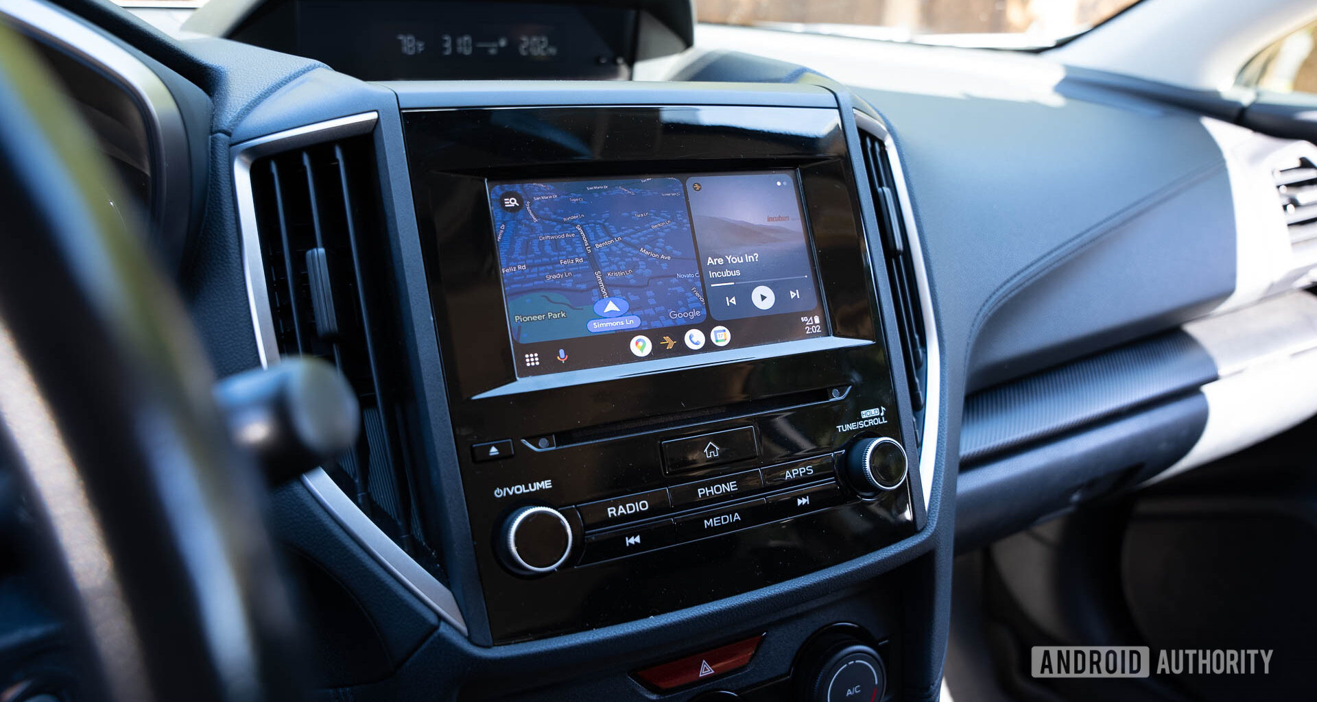 Android Auto 2024 with Steering Wheel