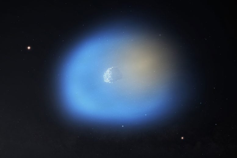 Artist’s Impression of 3IATLAS Passing the Sun