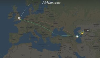 British Airways Dreamliner operating flight BA5 declared an emergency and diverted to Azerbaijan