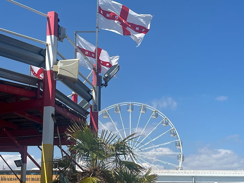 The big wheel near Clacton pier. Photograph: Mark Paul
