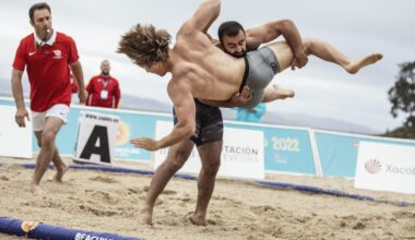 Let’s get ready to rumble – UK’s first ever beach wrestling competition comes to Cleethorpes